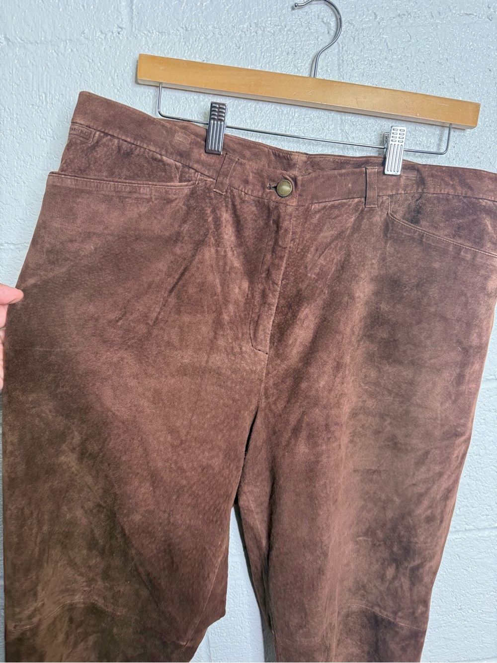 Ralph Lauren Women's Brown Corduroy Straight-Leg Pants